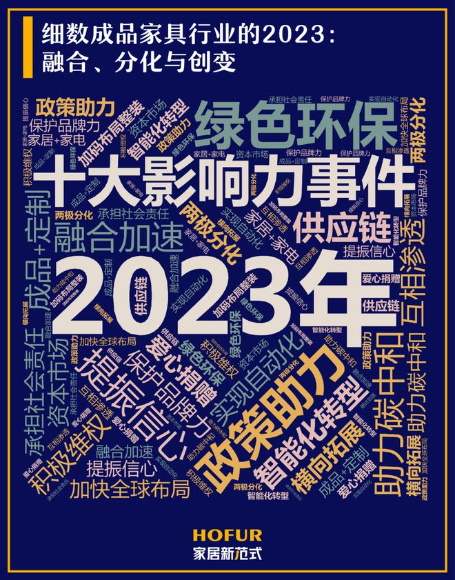 博业体育app博业体育平台细数成品家具行业的2023：融合、分化与高级家具创变(图1)